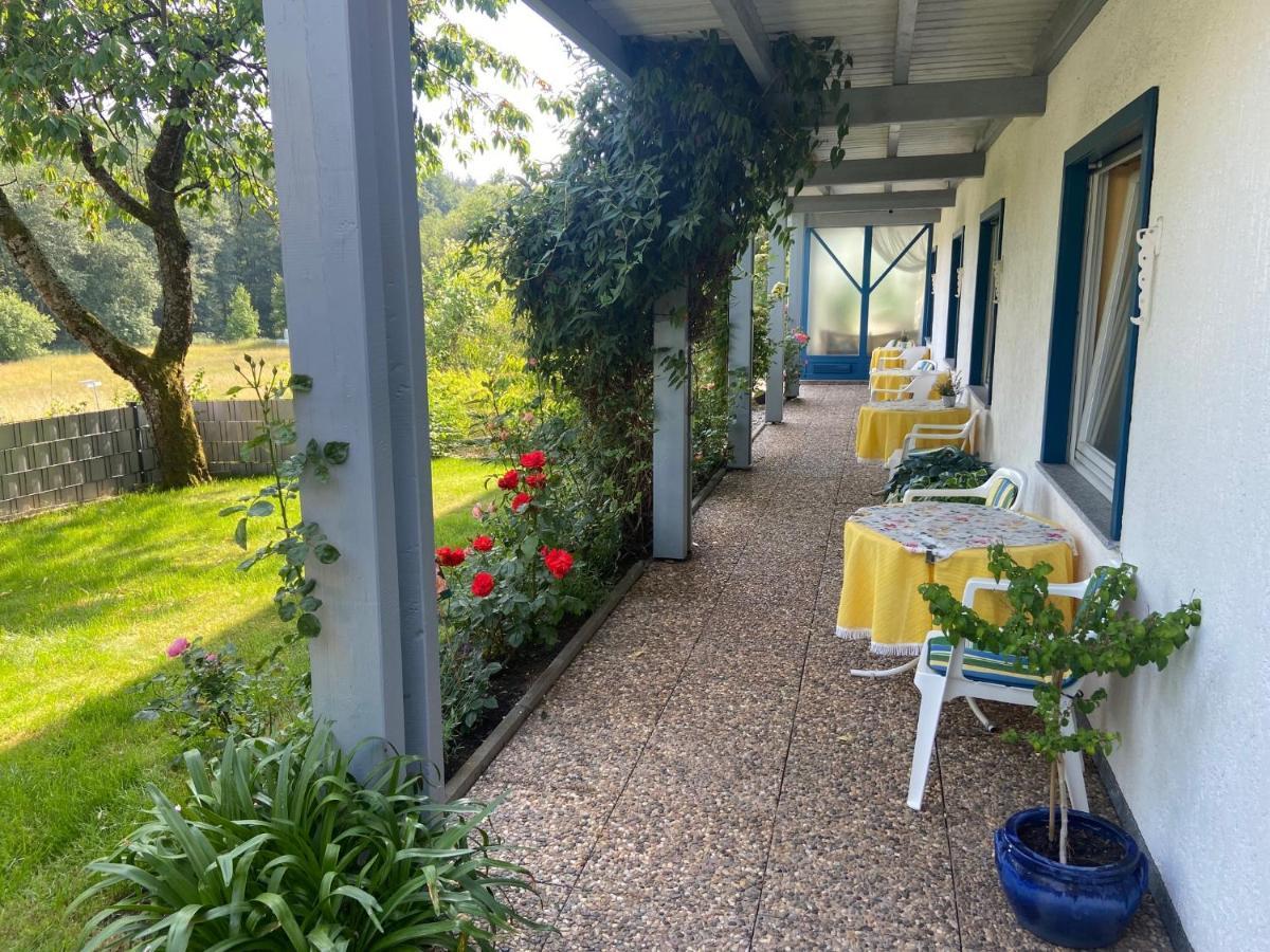 Pension-Ferienwohnung Liesbachtal Direkt Am Waldrand Bayerische Rhoen Schonau an der Brend Luaran gambar