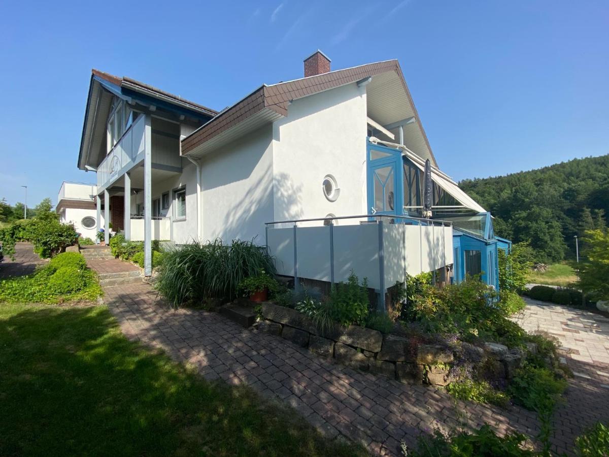 Pension-Ferienwohnung Liesbachtal Direkt Am Waldrand Bayerische Rhoen Schonau an der Brend Luaran gambar