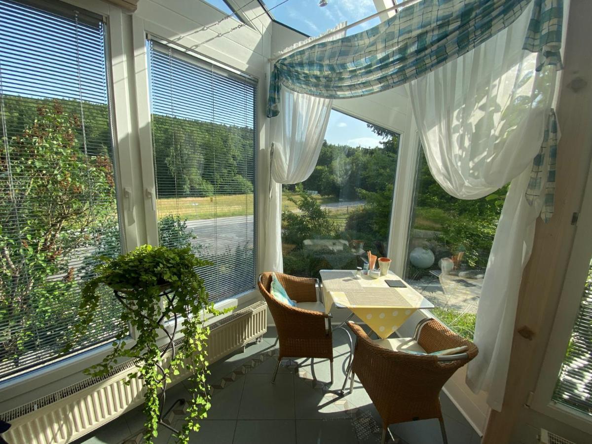 Pension-Ferienwohnung Liesbachtal Direkt Am Waldrand Bayerische Rhoen Schonau an der Brend Luaran gambar
