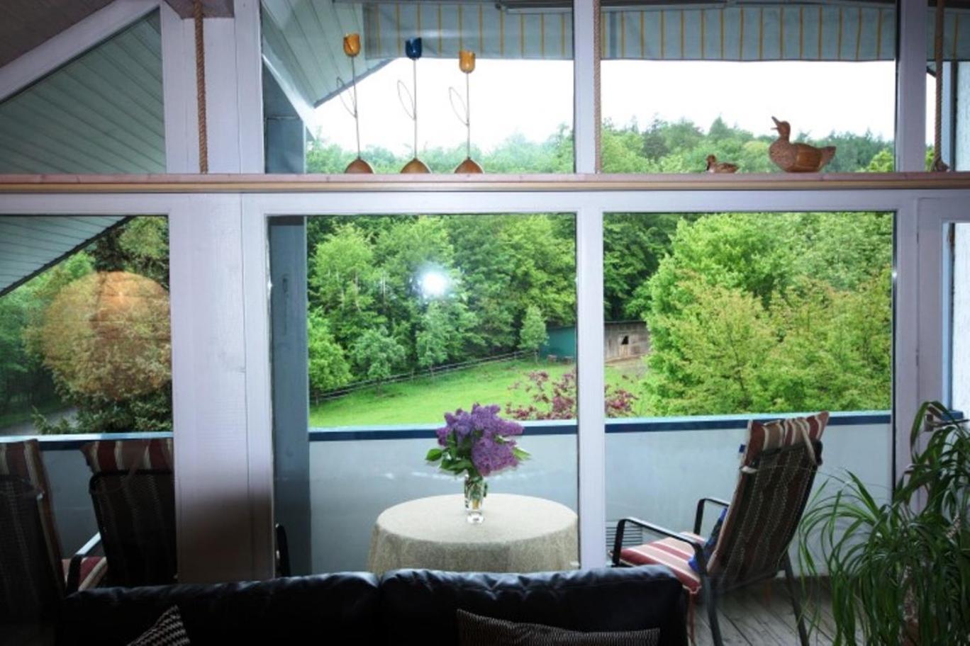 Pension-Ferienwohnung Liesbachtal Direkt Am Waldrand Bayerische Rhoen Schonau an der Brend Luaran gambar