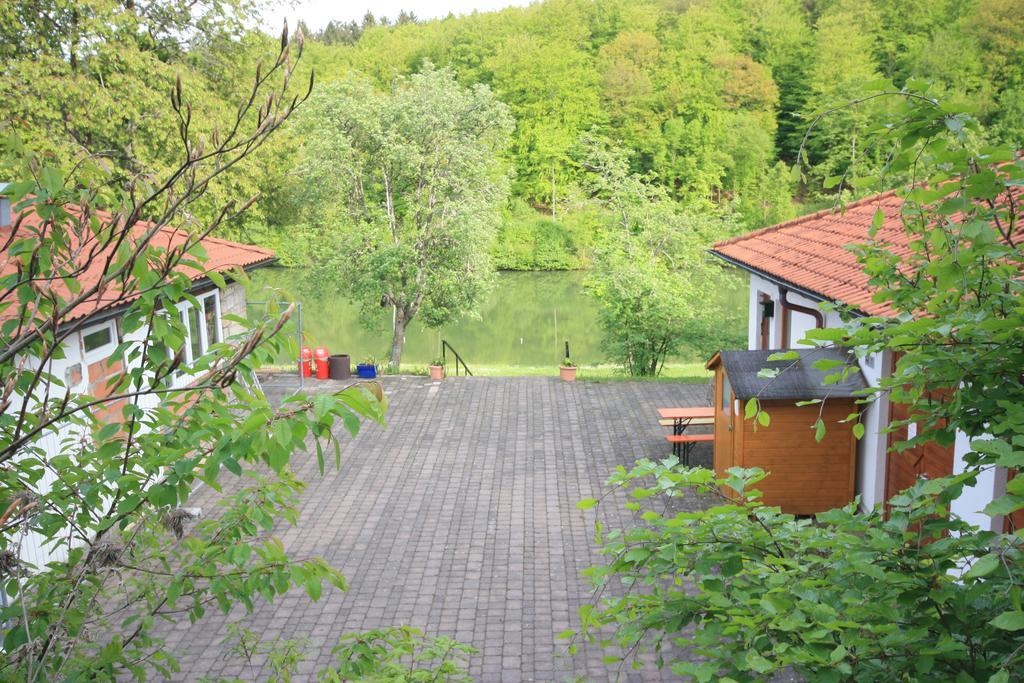 Pension-Ferienwohnung Liesbachtal Direkt Am Waldrand Bayerische Rhoen Schonau an der Brend Luaran gambar